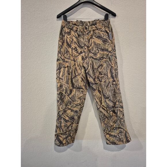 Browning Kids Camo Hunting Pants‎ Mossy Oak Reeds Camo Outdoor Trousers Size L - Picture 1 of 10